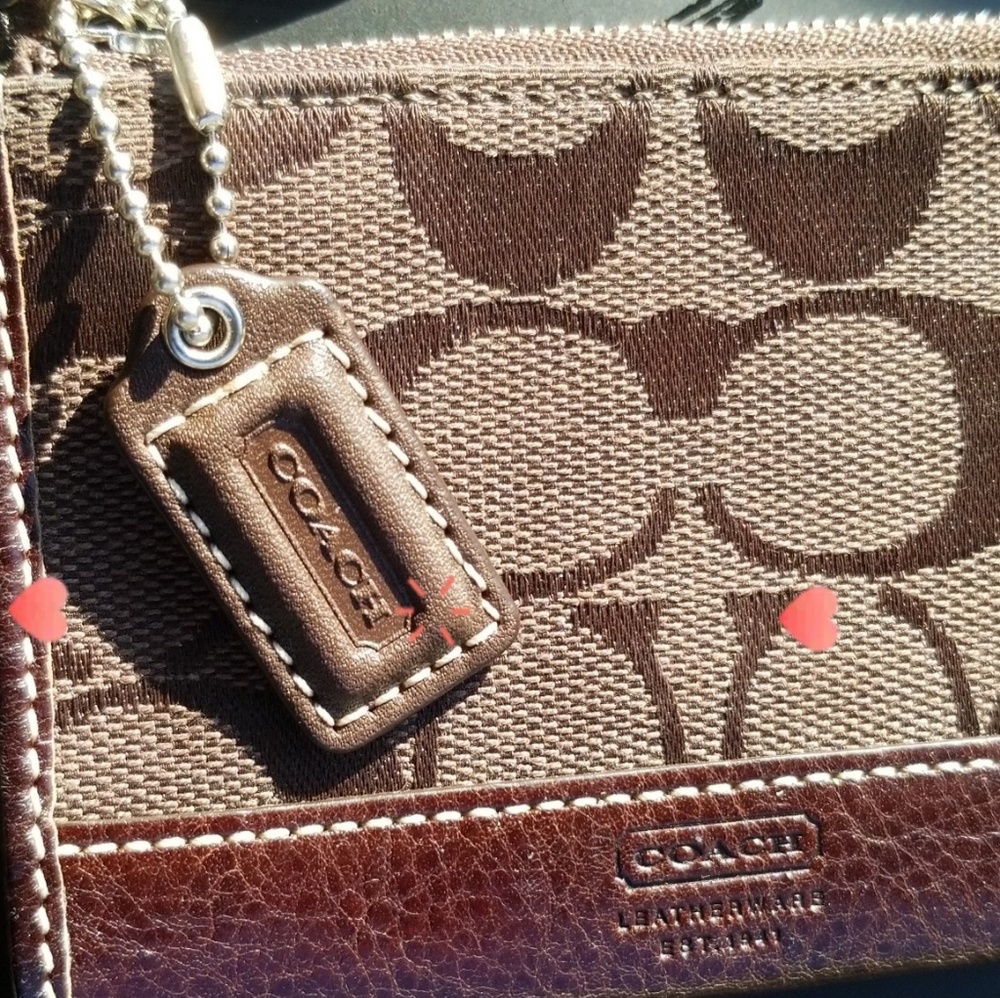 Coach coin pouch purse